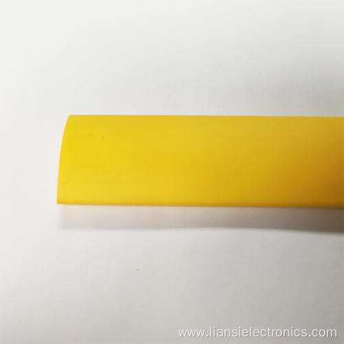 Yellow 2:1 Ratio PE Material Heat Shrinkable Tubing